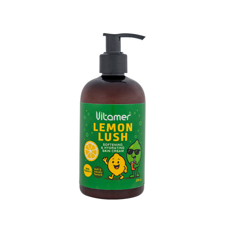 کرم مرطوبکننده و آبرسان بدن ویتامر مدل Lemon Lush مناسب برای انواع پوست حجم 250 میلیلیتر