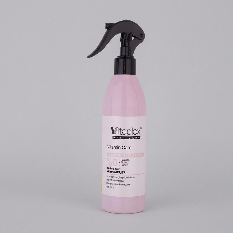 اسپری حالت دهنده مو با قدرت حفظ حالت مو 2 ویتاپلکس مدل Vitamin Care 03 مناسب مو خشک و معمولی حجم 300 میلی لیتر