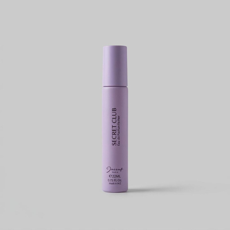 عطر جیبی زنانه ژک ساف مدل Secret Club با رایحه معتدل و شیرین حجم 22 میلی‌لیتر