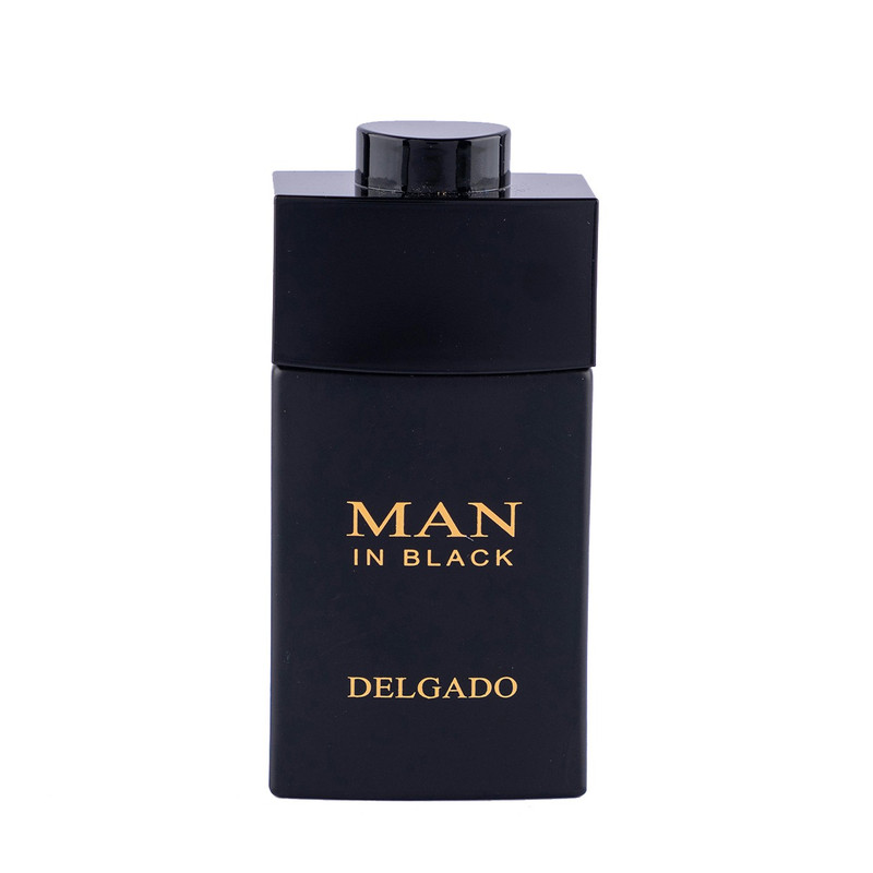 عطر جیبی مردانه دلگادو مدل من این بلک با رایحه تلخ حجم 25 میلی لیتر